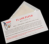 Flash Paper - Thin White (4 sheets) - PandaMagic